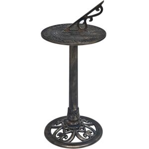 Berkfield Home - Royalton Sundial Bronze 35.5x82 cm Plastic