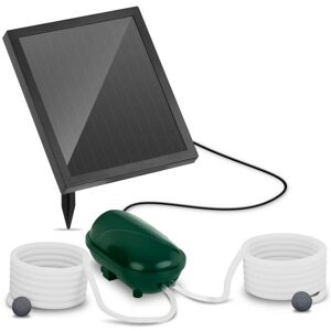 UNIPRODO Solar Air Pump - 2 stones - 200 L/hr - battery - Aeration pump