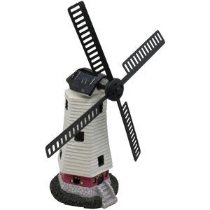 SECUREFIX DIRECT Solar Powered Light Up Windmill &x28Rechargeable Garden Ornament Figurine&x29