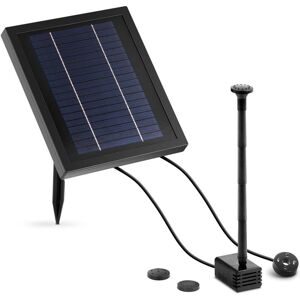 Uniprodo - Solar Powered Pond Pump - 250 L/hr - led - Fountain - Aeration pump