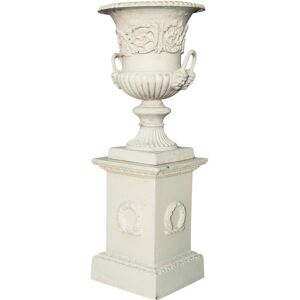 Biscottini - Vessel diam. 44xH62 cm with W45xDP45xH110 cm cast iron made base