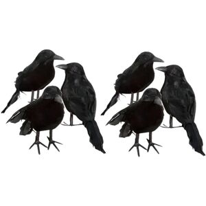 Xuigort - x Halloween Decoration Artificial Crow Crow with Feathers Black Bird