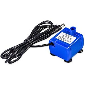 Memkey - 12V Electric Submersible Pump for Cat Waterer, Extremely Low Power Consumption, Extremely Quiet, Replacement for Cat Waterer Pump, Blue