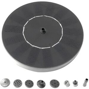 TLILY 160mm Mini Solar Water Fountain Pool Pond Waterfall Garden Decoration Outdoor Bird Bath Powered Floating