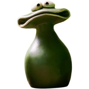 Tlily - Big Mouth Frog Flower Pot Resin Crafts Home Decoration Ornaments Garden Animal Decorations l