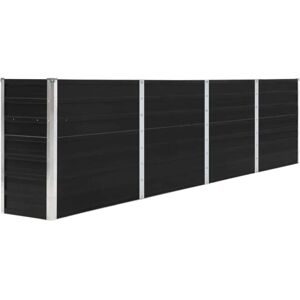 Vidaxl - Raised Garden Bed 320x40x77 cm Galvanised Steel Anthracite