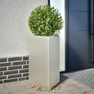 Bonnevie - Garden Planter,Plant pot,Flower box Triangular 50x43x75 cm Stainless Steel VSVS355733