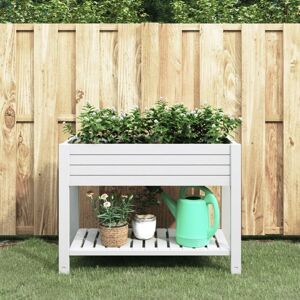 Bonnevie - Garden Raised Bed,Planter,Plant pot,Flower box White 110x45x79 cm Polypropylene CFW79689