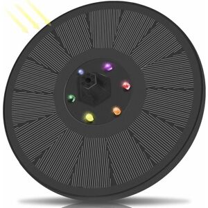 ROSE LED Solar Light 3W Water Pump Floating Fountain Floating Fountain Water Circulation