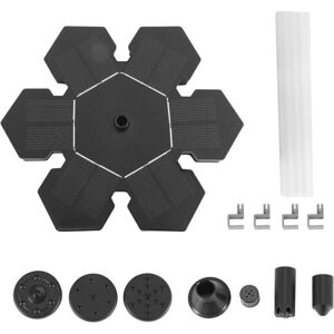 Tlily - Solar Fountain Pump Powered Bird Bath Panel Kit Water Outdoor Watering Submersible