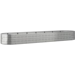 Vidaxl - Garden Raised Bed Powder-coated Steel 584x140x68 cm Silver