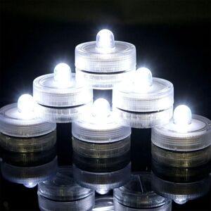 BEIJIYI 12 Pack Mini Submersible LED Lights, Mini Submersible LED Candle Lights, IP68 Waterproof, Battery Operated for Pond, Party, Wedding, Pool, Garden and BEIJIYI 12 Pack Mini Submersible LED Lights, Mini Submersible LED Candle Lights, IP68 Waterproof, Battery Operated for Pond, Party, Wedding, Pool, Garden and