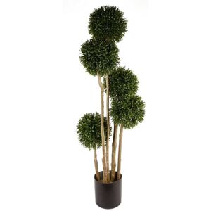 Leaf - 120cm uv Resistant Balls Topiary 480 Leaves Natural Trunk Leaf - 120cm uv Resistant Balls Topiary 480 Leaves Natural Trunk
