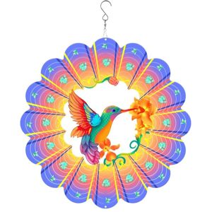 TLILY 12inch Bird Wind Spinner Metal 3D Rotating Windchimes Luxury Art Garden Hanging Outdoor Decoration TLILY 12inch Bird Wind Spinner Metal 3D Rotating Windchimes Luxury Art Garden Hanging Outdoor Decoration