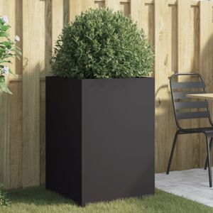 vidaXL Black 52x48x75 cm Steel Garden Bed - Planter vidaXL Black 52x48x75 cm Steel Garden Bed - Planter