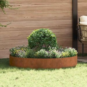 Garden Planter Brown 120 x 120 x 20 cm Corten steel vidaXL Garden Planter Brown 120 x 120 x 20 cm Corten steel vidaXL