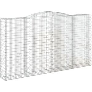 vidaXL Arched Gabion Basket - Garden Sound Barrier vidaXL Arched Gabion Basket - Garden Sound Barrier