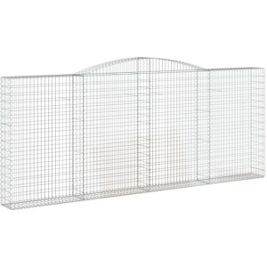 vidaXL Arched Gabion Basket 4 pcs - Garden Barrier vidaXL Arched Gabion Basket 4 pcs - Garden Barrier