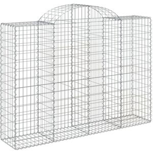 vidaXL Arched Gabion Basket 50 pcs - Garden Decorative Barrier vidaXL Arched Gabion Basket 50 pcs - Garden Decorative Barrier