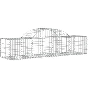 vidaXL Arched Gabion Basket 40 pcs - Garden Decorative Wall vidaXL Arched Gabion Basket 40 pcs - Garden Decorative Wall