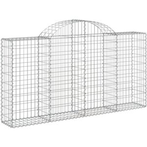 vidaXL Arched Gabion Basket 10 pcs 200x30x100/120 cm - Garden Decor vidaXL Arched Gabion Basket 10 pcs 200x30x100/120 cm - Garden Decor
