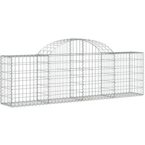 vidaXL Arched Gabion Baskets 18 pcs - Garden Decorative Wall vidaXL Arched Gabion Baskets 18 pcs - Garden Decorative Wall