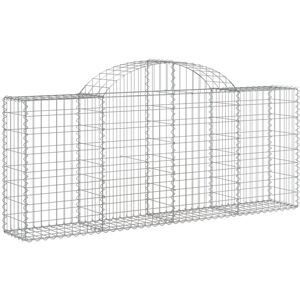 vidaXL Arched Gabion Basket - Garden Decorative Barrier vidaXL Arched Gabion Basket - Garden Decorative Barrier