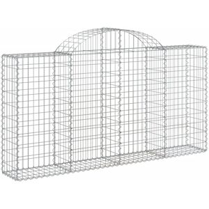 vidaXL Arched Gabion Basket - Decorative Garden Barrier vidaXL Arched Gabion Basket - Decorative Garden Barrier