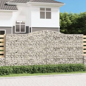 vidaXL Arched Gabion Basket - Garden Decorative Sound Barrier vidaXL Arched Gabion Basket - Garden Decorative Sound Barrier