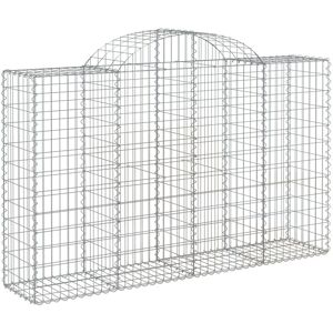 vidaXL Arched Gabion Basket - Stone Garden Wall - 30 pcs vidaXL Arched Gabion Basket - Stone Garden Wall - 30 pcs