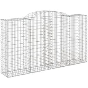 vidaXL Arched Gabion Basket 5 pcs - Garden Decorative Barrier vidaXL Arched Gabion Basket 5 pcs - Garden Decorative Barrier