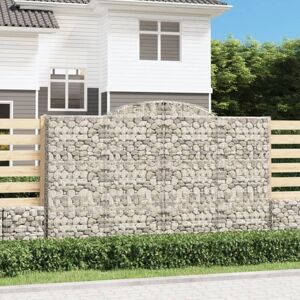 vidaXL Arched Gabion Baskets 2 pcs - Garden Decorative Stone Walls vidaXL Arched Gabion Baskets 2 pcs - Garden Decorative Stone Walls