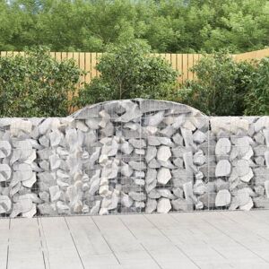 vidaXL Arched Gabion Baskets 15 pcs - Garden Decorative Walls vidaXL Arched Gabion Baskets 15 pcs - Garden Decorative Walls