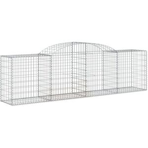 vidaXL Arched Gabion Basket - Garden Decorative Stone Wall vidaXL Arched Gabion Basket - Garden Decorative Stone Wall
