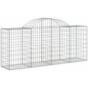 vidaXL Arched Gabion Basket 7 pcs - Garden Decor vidaXL Arched Gabion Basket 7 pcs - Garden Decor