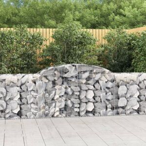 vidaXL Arched Gabion Baskets 12 pcs - Garden Decorative Barriers vidaXL Arched Gabion Baskets 12 pcs - Garden Decorative Barriers