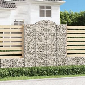 vidaXL Arched Gabion Basket 3 pcs - Garden Decoration vidaXL Arched Gabion Basket 3 pcs - Garden Decoration