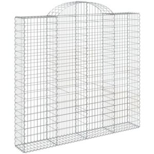 vidaXL Arched Gabion Basket - 4 pcs, 200x50x180/200 cm vidaXL Arched Gabion Basket - 4 pcs, 200x50x180/200 cm