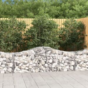 Vidaxl - Arched Gabion Baskets 20 pcs 200x50x60/80 cm Galvanised Iron Vidaxl - Arched Gabion Baskets 20 pcs 200x50x60/80 cm Galvanised Iron