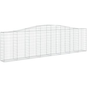 vidaXL Gabion Baskets - Galvanized Steel 3 pcs 400x30x100/120 cm vidaXL Gabion Baskets - Galvanized Steel 3 pcs 400x30x100/120 cm