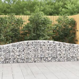 Vidaxl - Arched Gabion Baskets 10 pcs 400x30x60/80 cm Galvanised Iron Vidaxl - Arched Gabion Baskets 10 pcs 400x30x60/80 cm Galvanised Iron