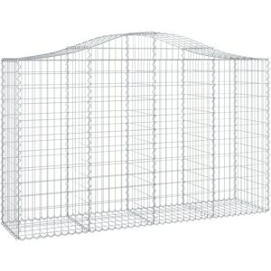 vidaXL Arched Gabion Baskets 9 pcs - Garden Decorative Walls vidaXL Arched Gabion Baskets 9 pcs - Garden Decorative Walls