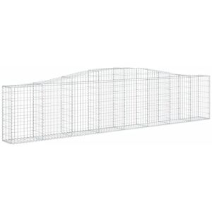 vidaXL Gabion Basket - Galvanised Iron - 400x30x80/100 cm - 25 pcs vidaXL Gabion Basket - Galvanised Iron - 400x30x80/100 cm - 25 pcs