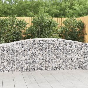 vidaXL Arched Gabion Basket 15 pcs - Garden Barrier vidaXL Arched Gabion Basket 15 pcs - Garden Barrier
