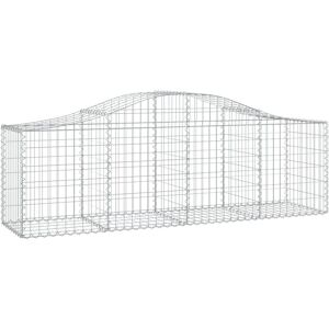 vidaXL Arched Gabion Basket 200x50x60/80 cm - Gabion Basket vidaXL Arched Gabion Basket 200x50x60/80 cm - Gabion Basket