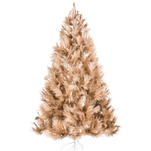 BELIANI Artificial Christmas Tree TALBOT 180 cm Light Brown BELIANI Artificial Christmas Tree TALBOT 180 cm Light Brown