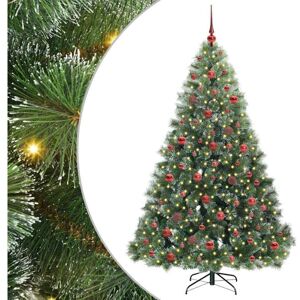 Artificial Christmas Tree with 300 LEDs Green 180 cm PE and PVC vidaXL Artificial Christmas Tree with 300 LEDs Green 180 cm PE and PVC vidaXL