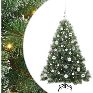 Artificial Christmas Tree with 150 LEDs Green 120 cm PE and PVC vidaXL Artificial Christmas Tree with 150 LEDs Green 120 cm PE and PVC vidaXL