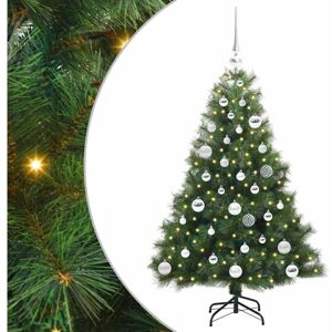 Artificial Christmas Tree with 150 LEDs Green 120 cm PE and PVC vidaXL Artificial Christmas Tree with 150 LEDs Green 120 cm PE and PVC vidaXL