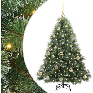Artificial Christmas Tree with 150 LEDs Green 120 cm PE and PVC vidaXL Artificial Christmas Tree with 150 LEDs Green 120 cm PE and PVC vidaXL